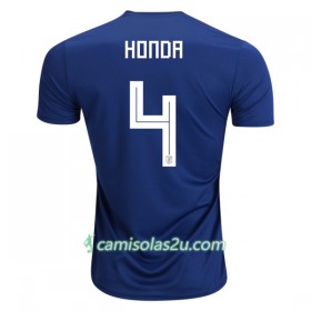 Camisolas de Futebol Japão Honda 4 Equipamento Principal Copa do Mundo 2018 Manga Curta
